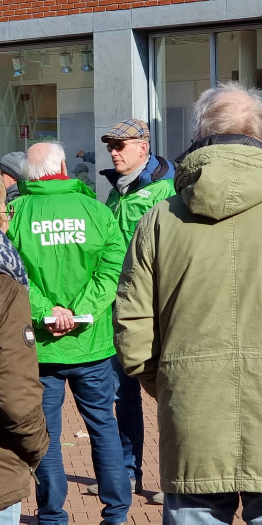 Verkiezingscampagne in Dronten voor de gemeenteraad in maart 2022