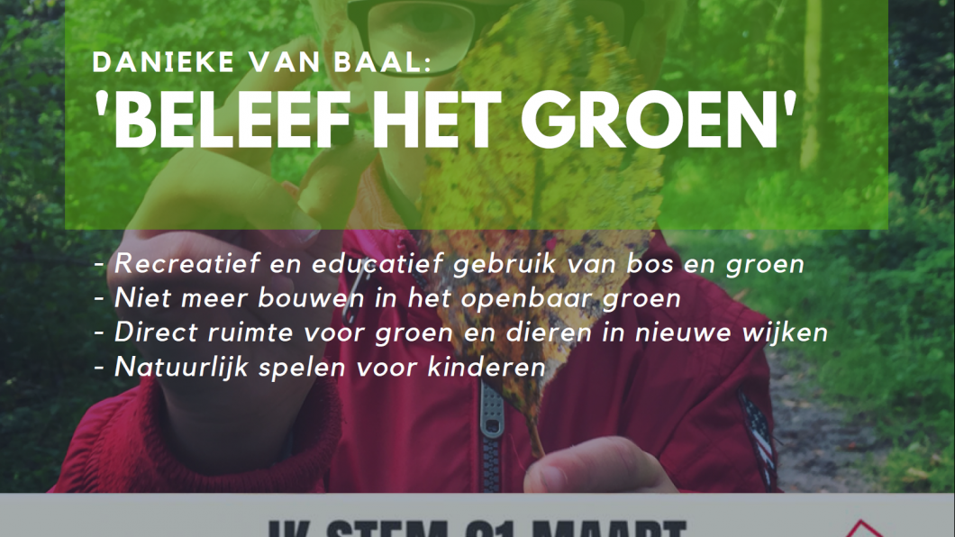 Beleef het groen Beleef het groen