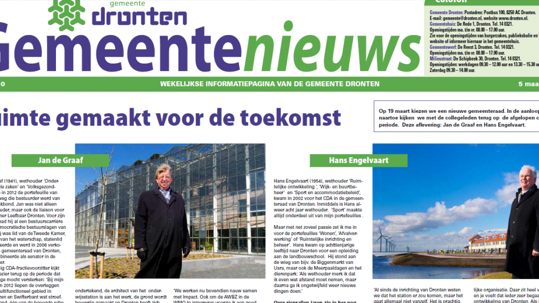 Gemeente Nieuws week 10 Gemeente Nieuws week 10