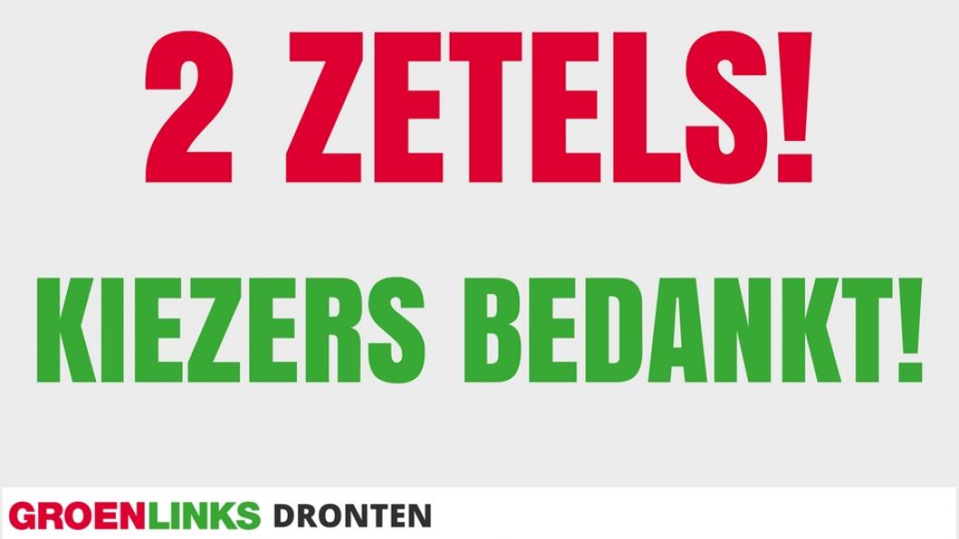 kiezers bedankt! Dronten
